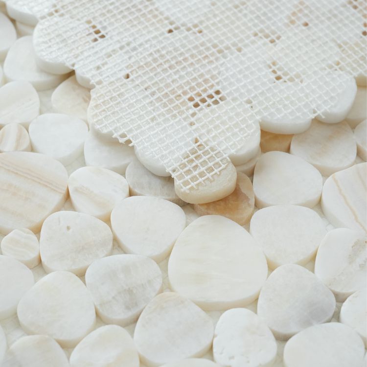 Aphrodite Onyx Ivory Honed 12 x 12